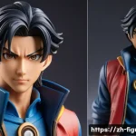 희귀 피규어의 가치 상승 요인 - A highly detailed collectible anime figure of a popular male protagonist from a trending animation, ...