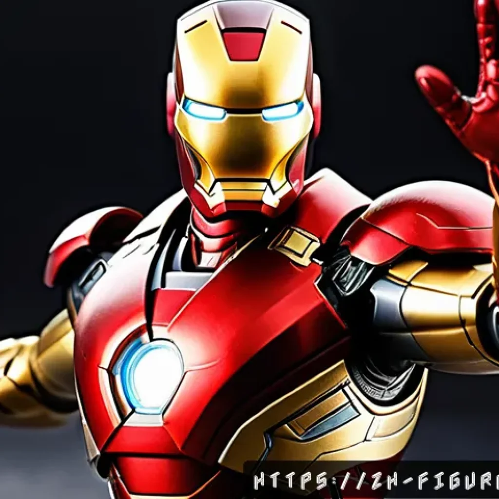 마블 피규어 시리즈 추천 - Highly detailed resin Marvel collectible figurine of Iron Man Mark 85 in dynamic battle pose, showca...