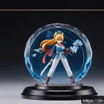 피규어 수집으로 성공한 사례 - A highly detailed collectible anime figure from a classic series, featuring premium quality PVC mate...